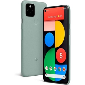 Google Pixel 5 5G 미국 버전 128GB Sota Sage - (자급제 미국 아마존 리뉴), 잠금 해제, 세이지