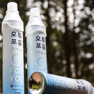 오투포유 식약처 승인 휴대용산소캔 816ml 수능 산소통 산소마스크, 1개