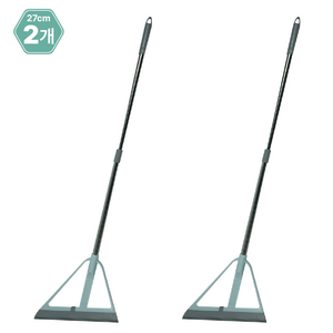 이더커머스 1+1 조절형 다용도 만능 빗자루, 27cm, 블루, 2개