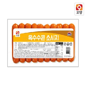 사조오양 옥수수콘 소시지, 4개, 1kg