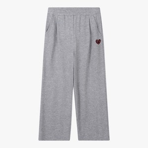 유솔 *47% SALE* ULMT23955 여아 봄 가을 그래픽 면 폴리 혼방 부드럽고 두껍지 않은 와이드 활(운)동복 바지_강남점