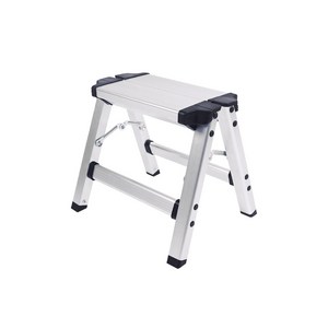 코끼리리빙 알루미늄 접이식 안전사다리 1단 KHB-3326 발판 주방 세차 대청소 깔판, 1개