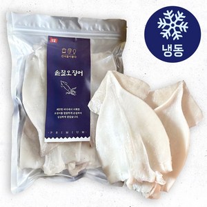 자연산 생물 급냉 손질오징어, 1개, 1kg(4~6미)