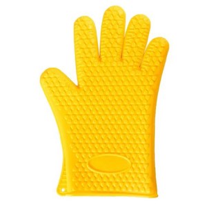 베이킹 실리콘 전자 레인지 바베큐 그릴 내열성 오븐 주방 액세서리, 4) yellow, 1개