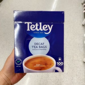 테틀리 디카페인 홍차 티백 100개입 Tetley Decaffeinated Tea Bags, 1개, 185g