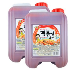 진미 떡볶이소스 10kg 매콤 달콤한 맛 대용량 식자재, 1개