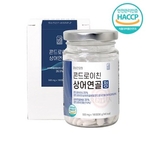 가성비 식약처인증 콘드로이친 황산 어골칼슘 백수오 보스웰리아 부모님선물 사은품증정, 180정, 1개