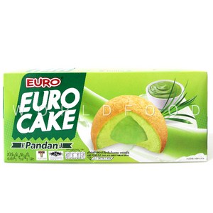 태국 유로케이크 판단 크림빵 EURO CAKE PANDAN 144g, 1개