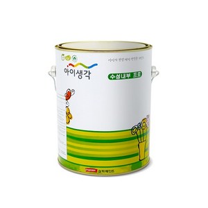 아이생각 친환경 페인트 내부 벽면 베란다 백색무광 4L, 하버그레이(2002-G50Y), 1개