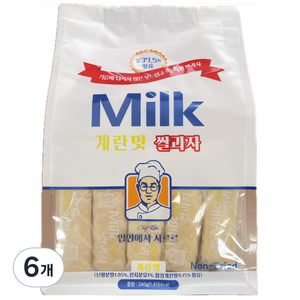 밀크클래식쌀과자 계란맛, 6개, 240g