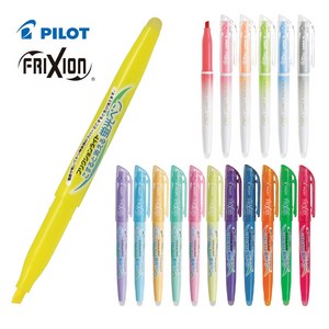 PILOT frixion 지워지는 형광펜 Light/프릭션 라이트/frixion light, 파스텔 옐로우, 파스텔타입