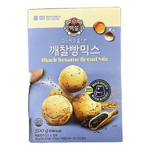 CJ 백설 깨찰빵믹스, 500g, 1개