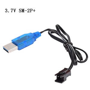 USB 3.7V 400mA NiMh/NiCd 배터리 USB 충전기 팩 SM 2P 전기완구 충전기, 1개