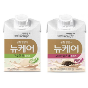 환자식 뉴케어 구수한맛 검은깨 플러스 택1 200ml 16개입 코스트코 영양식, 구수한맛 플러스, 16개