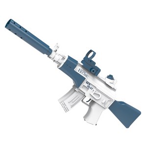 UB 전동 오토 워터건 충전식 자동 물총 워터밤, AK47, 블루, 1개