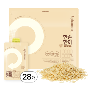 리뉴파이 한손한끼 단백질 쉐이크, 곡물맛, 60g, 28개