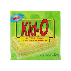 키도 버터레몬향 크래커 120g KId-O (무료배송), 10개