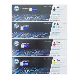 HP 정품토너 215A 4색 세트 (W2310A W2311A W2312A W2313A)-M155a M155nw M182n M183fw 레이저 프린터용, 1개, 215A 4색 세트(W2310A/W2311A/W2312A/W2313A)