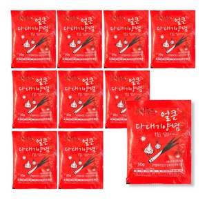 유비푸드 얼큰 국밥다대기 양념장, 10개, 30g