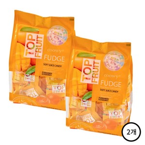 [국내배송] 베트남 다낭 탑푸루츠 COOWY 탑젤리 망고젤리 [320g] (소비기한 2026-08월-일까지), 320g, 2개