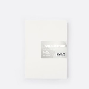 PapePhant 하이퀄리티 용지 두꺼운 러프그로스지(Rough Gloss pape)(랑데뷰), 내츄럴 240g A4 50매