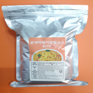 정푸드 떡볶이소스 로제중간맛, 1개, 1kg