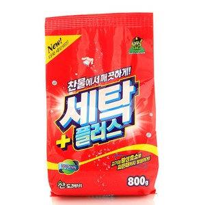 산도깨비 세탁플러스 800g /분말형/가루형/세탁세제, 1개