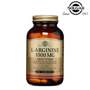 솔가 L-아르기닌 1000mg 타블렛, 90정, 340.195g, 1개