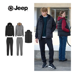 [지프] O JEEP 남성 24FW 패딩베스트 보아퍼셋업 3종