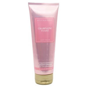 Bath & Body Woks Champagne Toast 얼티밋 하이드레이션 바디 크림 선물 세트 여성용 236.6ml(8액량 온스) (샴페인지 토스트), 1개