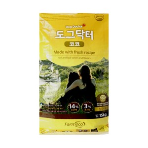 도그닥터 진돗개 진도견 특수견 대형견 사료, 15kg, 1개