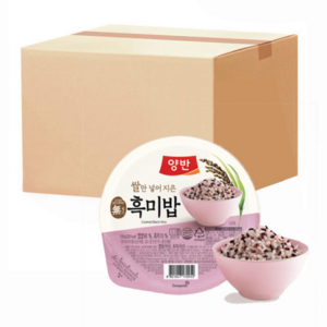 양반 흑미밥, 130g, 48개