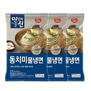 동원 면발의신 동치미물냉면, 806g, 3개