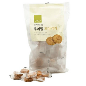 올가홀푸드 한입에 쏙 우리밀 꼬마약과, 400g, 5개