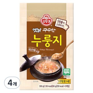 오뚜기 옛날 구수한 누룽지, 60g, 20개