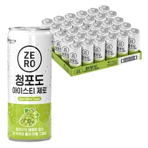 맥널티커피 청포도 아이스티 제로 RTD, 30개, 240ml