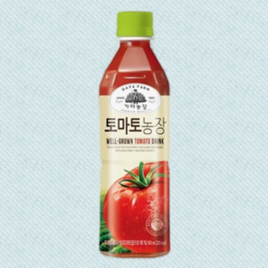 웅진 가야농장 토마토 주스, 500ml, 4개