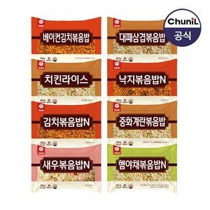 천일식품 인기볶음밥 250g 10봉 골라담기, 10개, 07. 김치볶음밥 5봉 X 낙지볶음밥 5봉