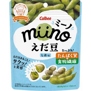 calbee 카루비 miino 미노 기간한정 완두콩 소금맛 저칼로리 28g x 12봉, 12개