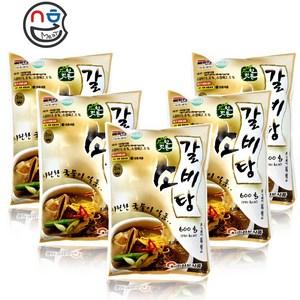 선봉식품 소갈비탕 600g 내장탕 간편식품 냉동식품 즉석국 국밥 찌개 국 탕 갈비탕, 5개