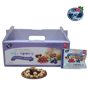 해피엔젤 엔젤스 더블베리넛 하루한줌 프리미엄견과 선물세트 (25g x 30봉), 1개