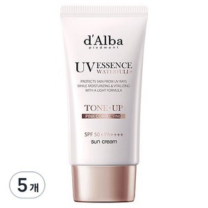 달바 워터풀 톤업 선크림 SPF 50+ PA++++, 50ml, 5개