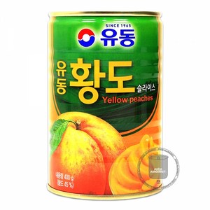 푸드올마켓_ 유동 황도슬라이스 400g, 1개