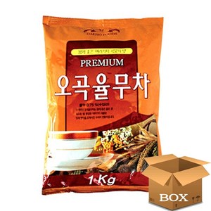 대호식품 프리미엄 오곡 율무차, 1kg, 1개입, 12개