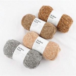 슬로우플로우 멜로우얀 100g, 07 웜브라운, 1개