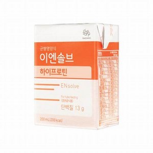 대상웰라이프 이엔솔브 하이프로틴 고단백 균형영양식 경관급식용 200ml x 30팩, 30개