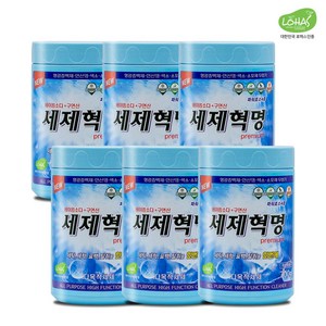 세제혁명 프리미엄 다목적 세제, 700g, 6개