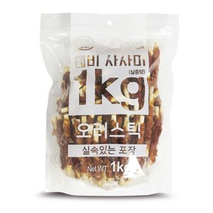 테비 치킨 사사미 1kg, 오리스틱, 1개