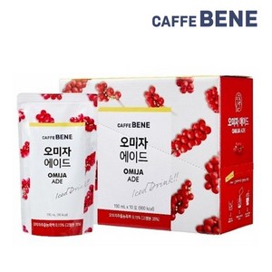 카페베네 오미자에이드 190ml x 10팩, 10개