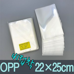 지오팩 OPP봉투 비접착 투명 포장봉투 공장직영 다양한사이즈, OPP비접착 22x25(100매)